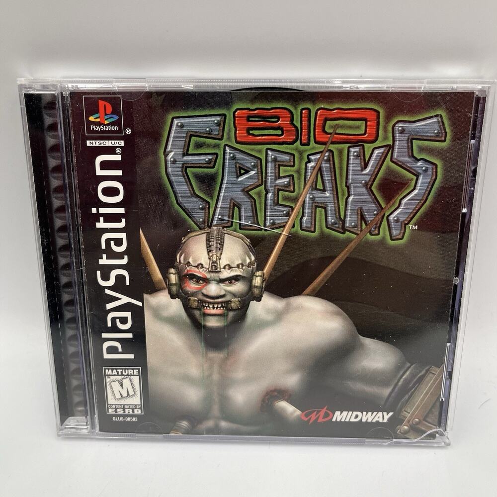Bio F.R.E.A.K.S. PS1 Complete - Thrilling Fighting Game